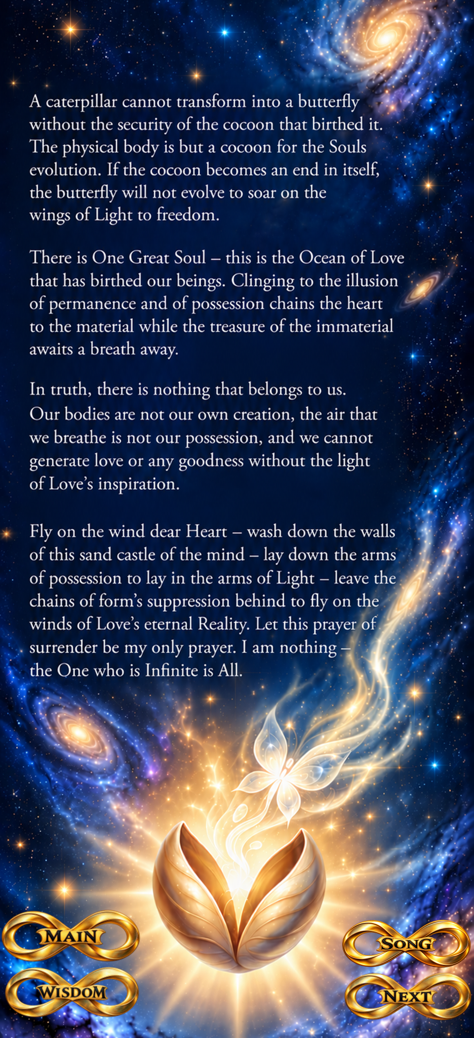 The Eternal, page 2, a contemplation by Kamal Rani
